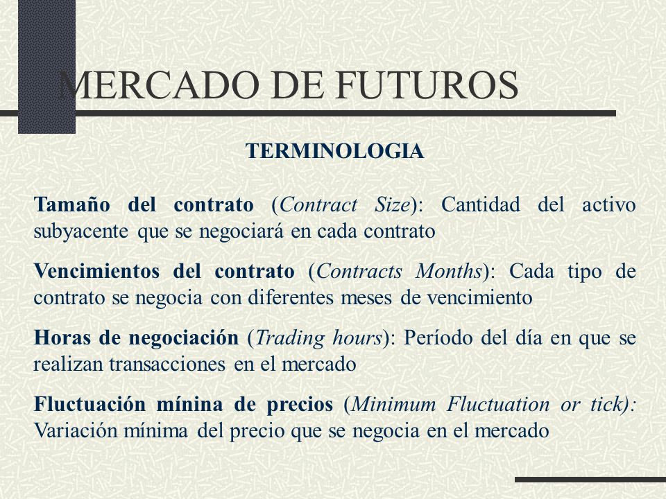 Tamano del contrato forex